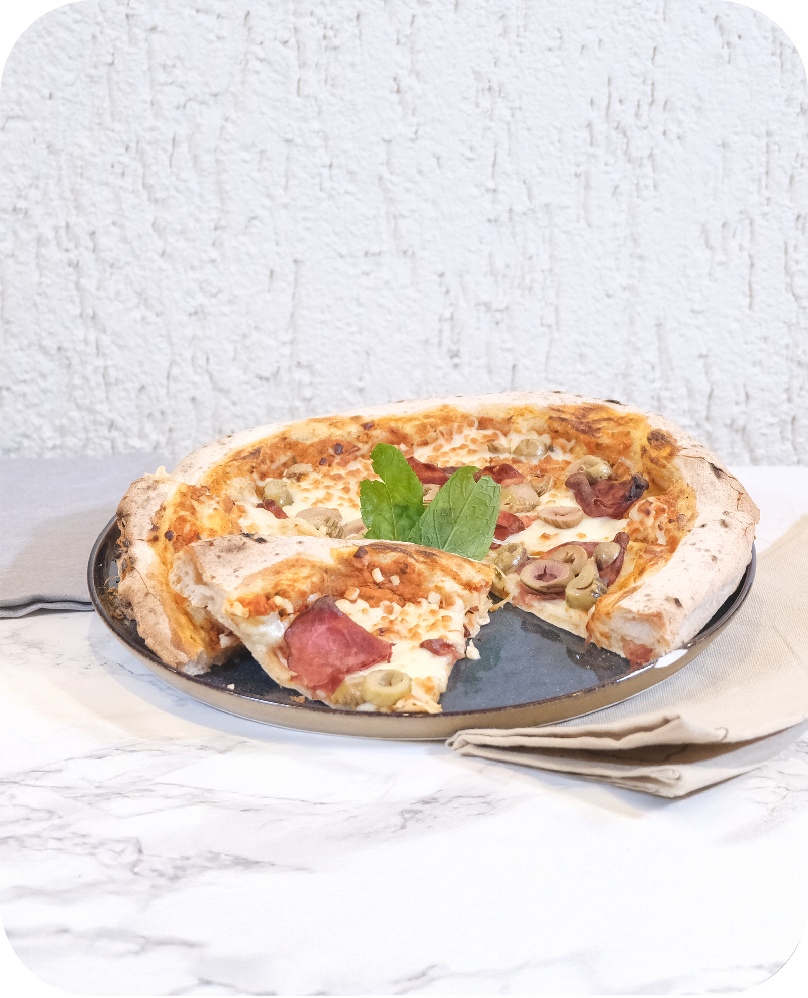 Rozbif Yeşil Zeytin Artizan Pizza